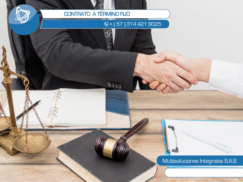 elaboración de contrato a término fijo