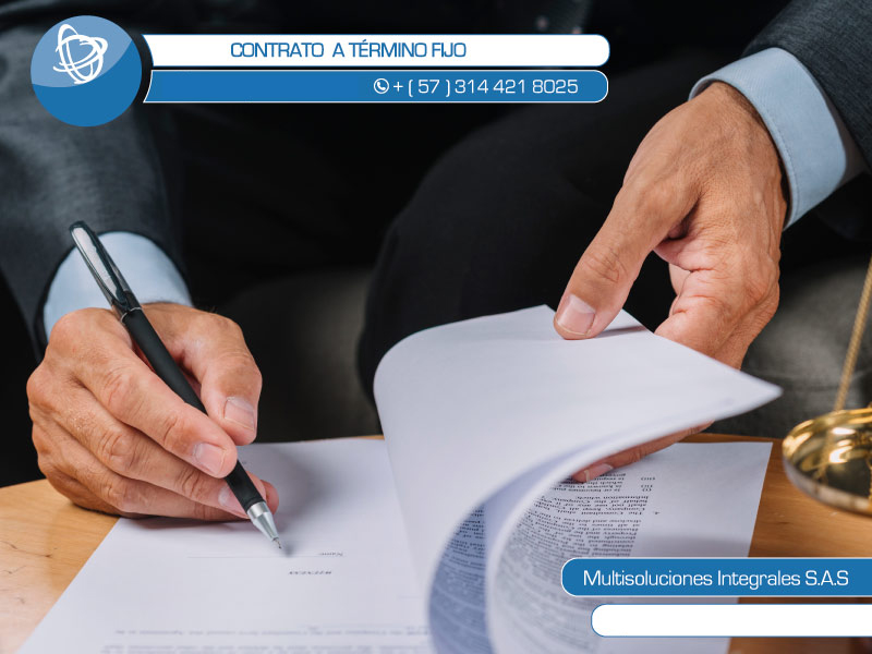 elaboración de contratos a término fijo 