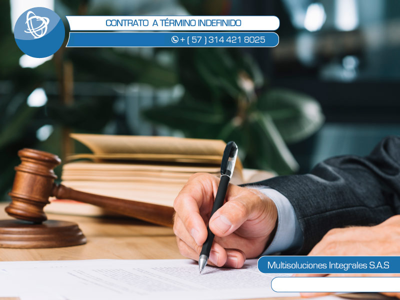 elaboración de contrato a término indefinido